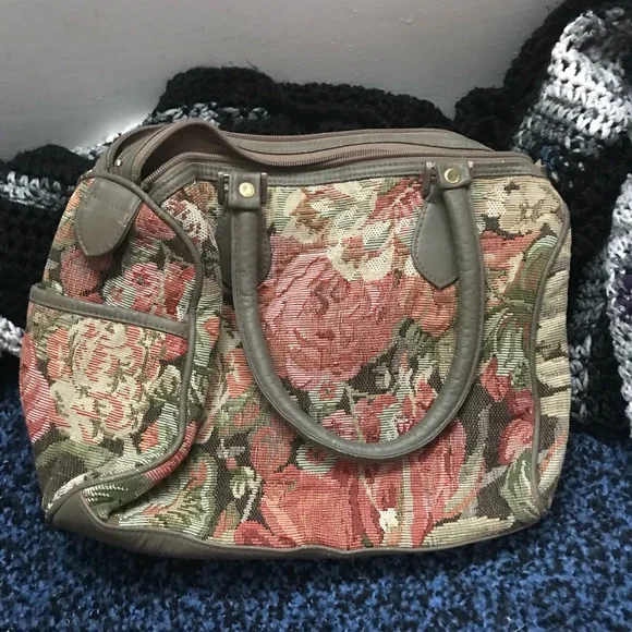 Flowered bag - Picture 1 of 4